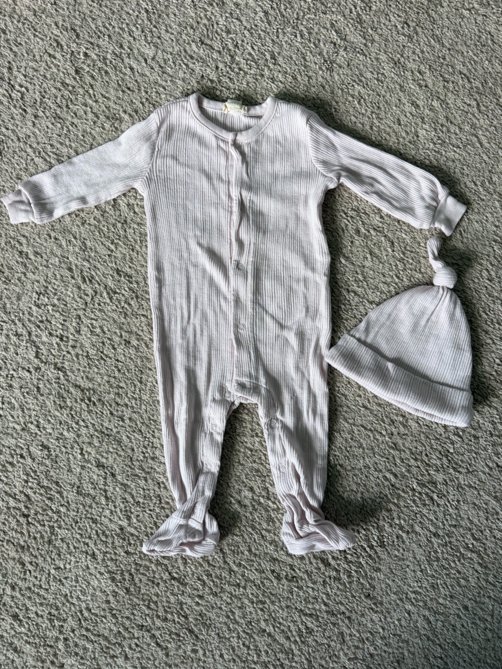 Burt’s Bees Baby organic cotton footie pajamas